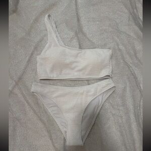 One shoulder bikini set